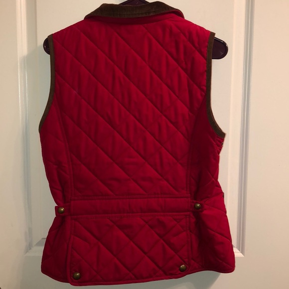 Red Vintage LAUREN by Ralph Lauren Vest - Picture 4 of 4